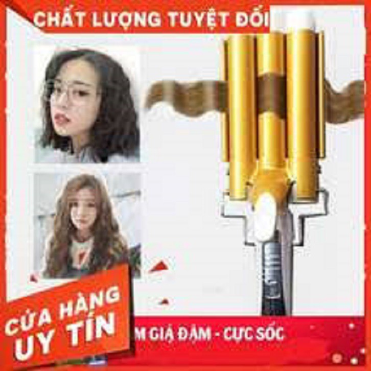 Máy uốn tóc gợn sóng 3 trục