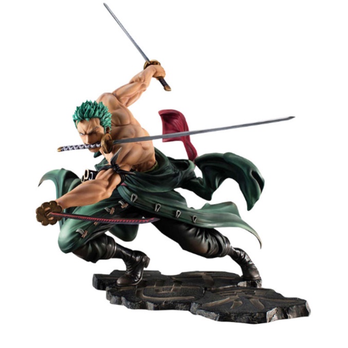 Mô Hình Nhân Vật Zoro Anime One Piece 18cm