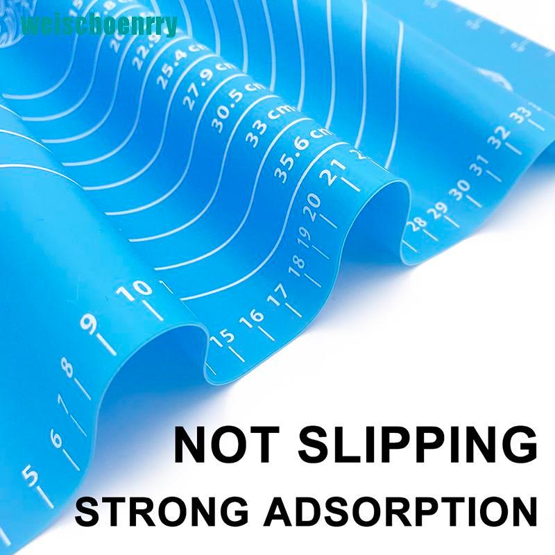 Rér●Thảm Nhào Bột Làm Bánh Bằng Silicon Chống Dính Kích Thước 26 * 29cm