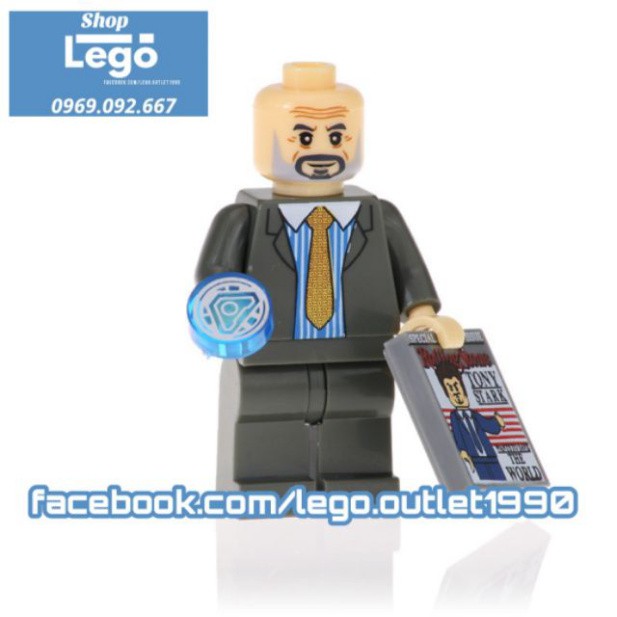 Xếp hình Avengers : Endgame Proxima Midnight Obadiah Nick Fury Dr Strange Iron Man Hawkeye Lego Minifigures Xinh X0215