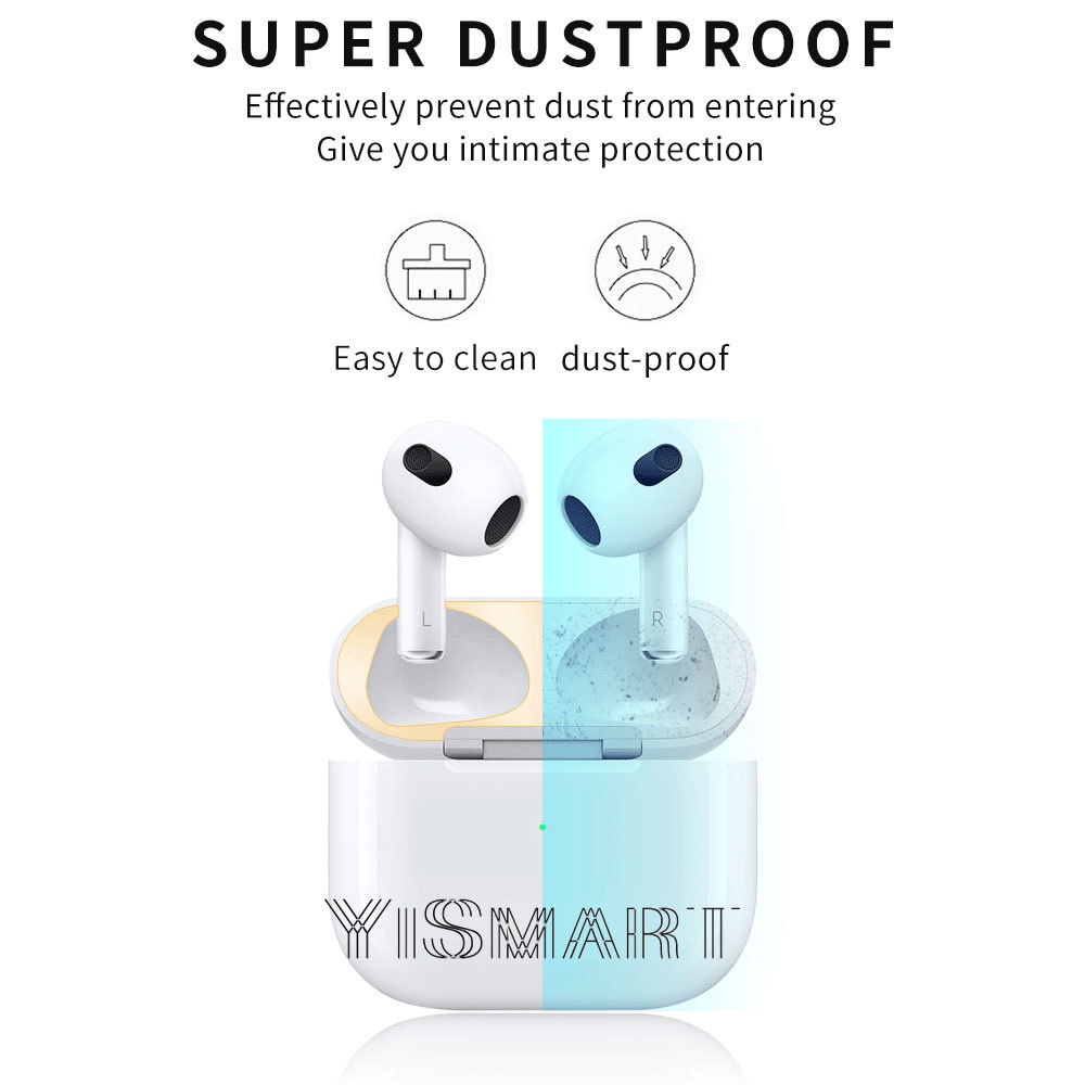 Miếng Dán Kim Loại Chống Bụi Bảo Vệ Cho Hộp Sạc Tai Nghe AirPods 3 Airpods3