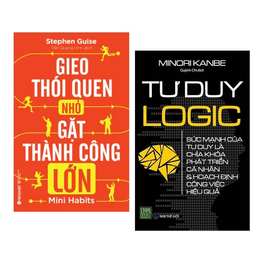 Sách - Combo Gieo Thói Quen Nhỏ, Gặt Thành Công Lớn (Tái Bản 2018) +  Tư Duy Logic