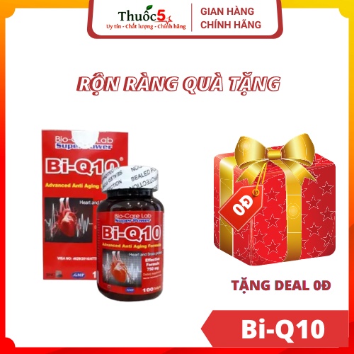 [GIÁ GỐC] Bi-Q10 hỗ trợ sức khỏe tim mạch hộp 60 viên