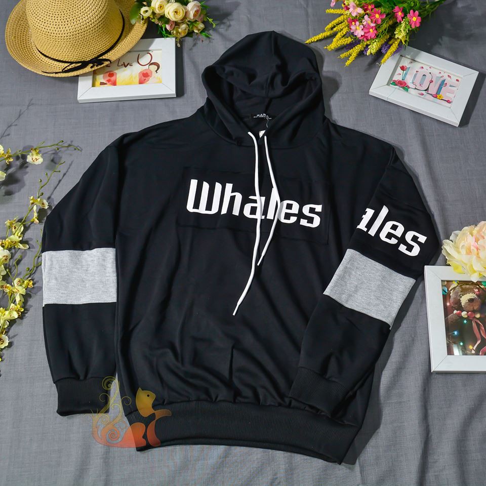 Áo khoác nỉ Hoodie &quot;Whales&quot; for Girl Cực chất