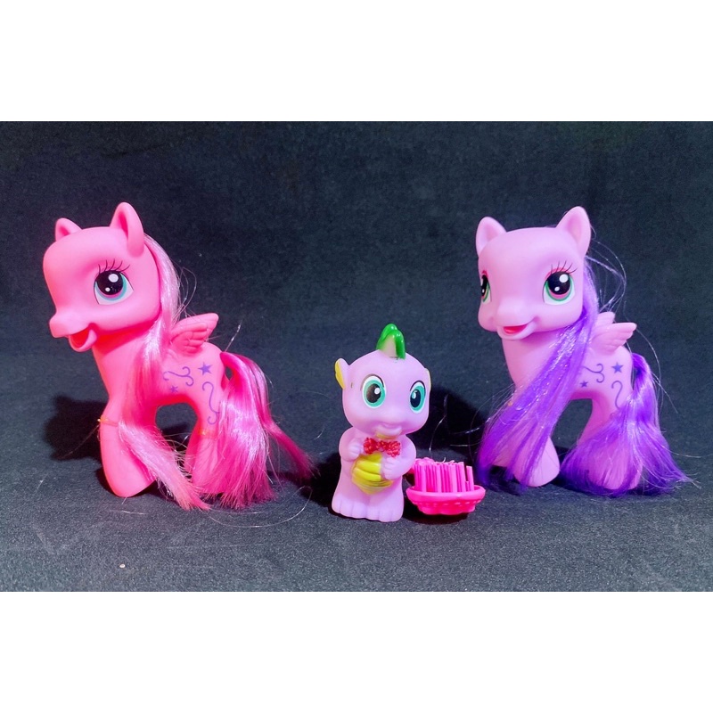 Mô hình ngựa pony - combo 2 con tím