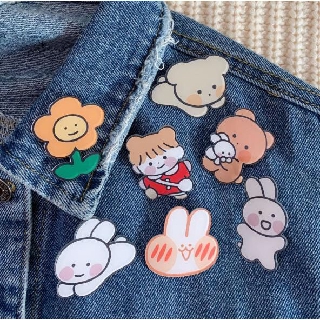 Huy hiệu cài áo, túi xách cute