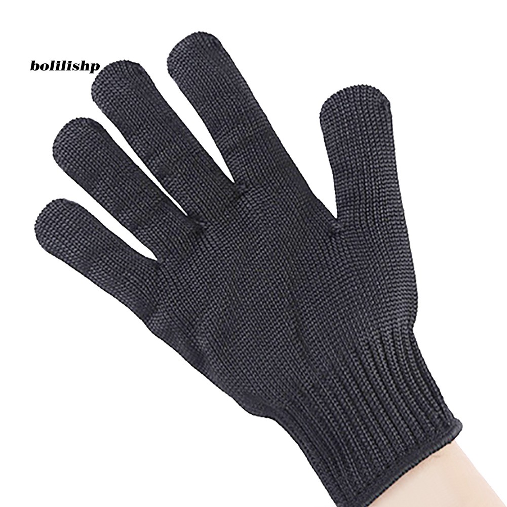 1 Đôi Găng Tay Lưới Thép Không Gỉ Bảo Vệ An Toàn Chống Cắt Tay