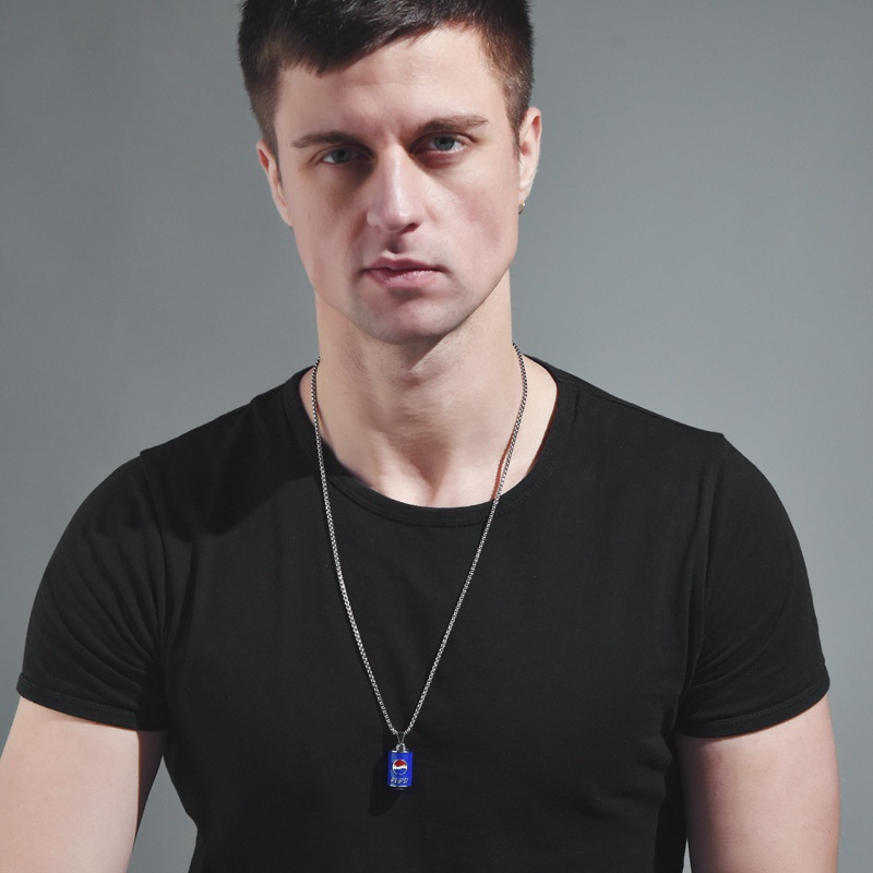 Dây chuyền kim loại hàn quốc phong cách HIP HOP cho nam và nữ BS-02