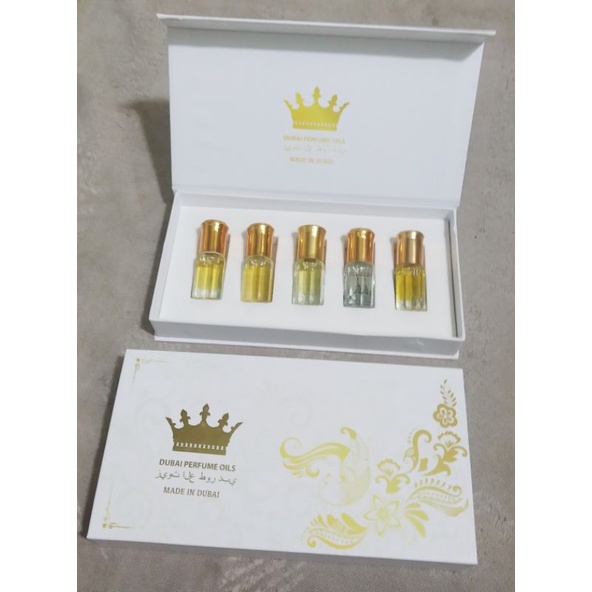 Combo 10 hộp set 5 chai 3ml mẫu test (vỏ hộp trống không gồm chai)