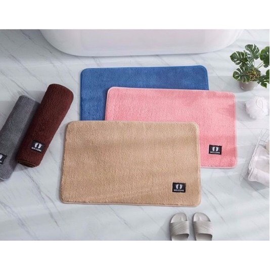 Thảm Lau Chân Chùi Chân Nhà Tắm cao cấp đế cao su hút nước, chống trượt