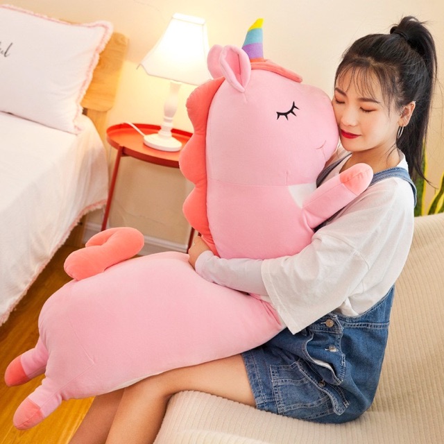 GẤU ÔM CHO BÉ NGỰA PONY HỒNG 120cm