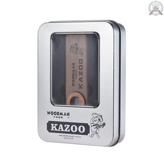 Kèn Kazoo bằng gỗ chất lượng cao kèm hộp đựng bằng kim loại