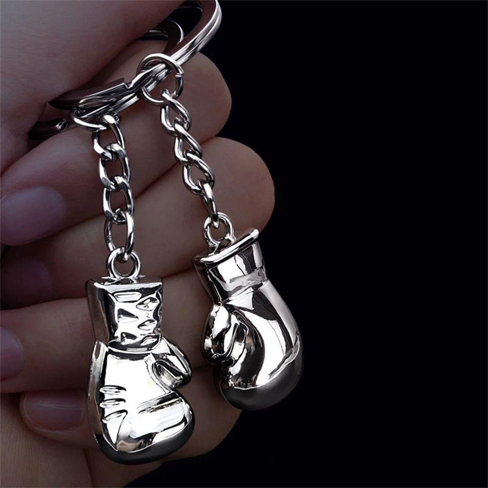 Móc Khóa Hình Găng Tay Boxing 3D Bằng Kim Loại Thời Trang Cho Nam Giá Đỡ