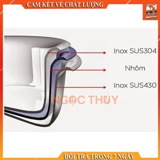 Nồi hầm thấp Vitalux Infinity 3 đáy (Thái Lan)