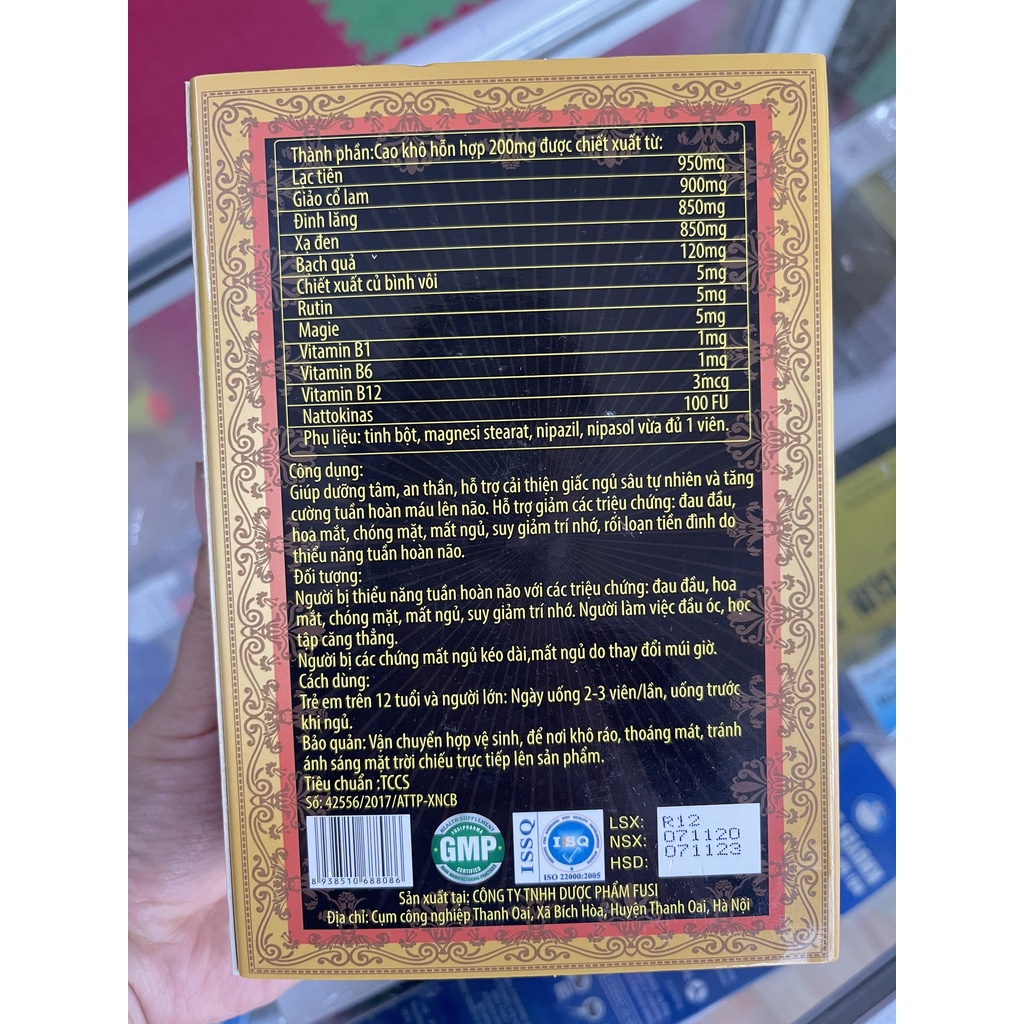 HOẠT HUYẾT THÔNG MẠCH GPP LỌ 60 VIÊN