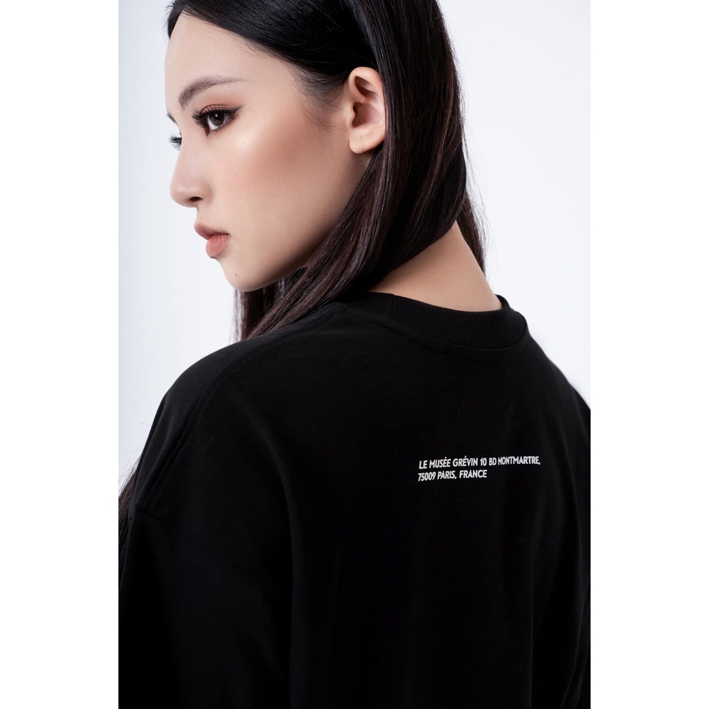 Áo phông nam đen Grévin Le Musée Oversized fit