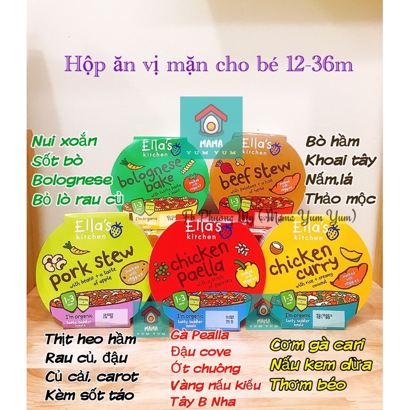 Date 9,12/22- Cháo Soup mì ăn dặm Ella’s Kitchen cho bé từ 12 tháng của UK