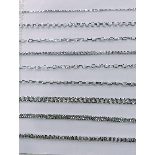 Bộ sưu tập vòng cổ dây xích nam nữ nhiều mẫu nhiều kích thước