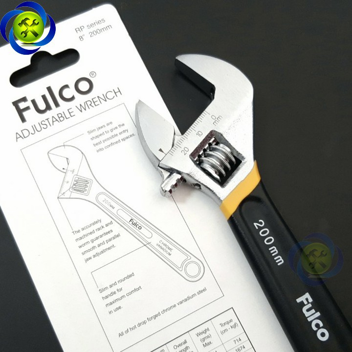 Mỏ lết FULCO 08 inch 200mm RP-AH8