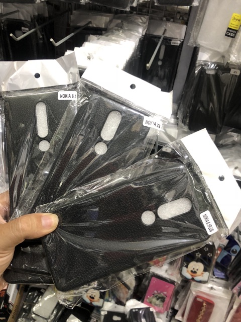 Ốp nokia X5,nokia 3.1, X6 ,Nokia6.1, dẻo silicon kiểu da