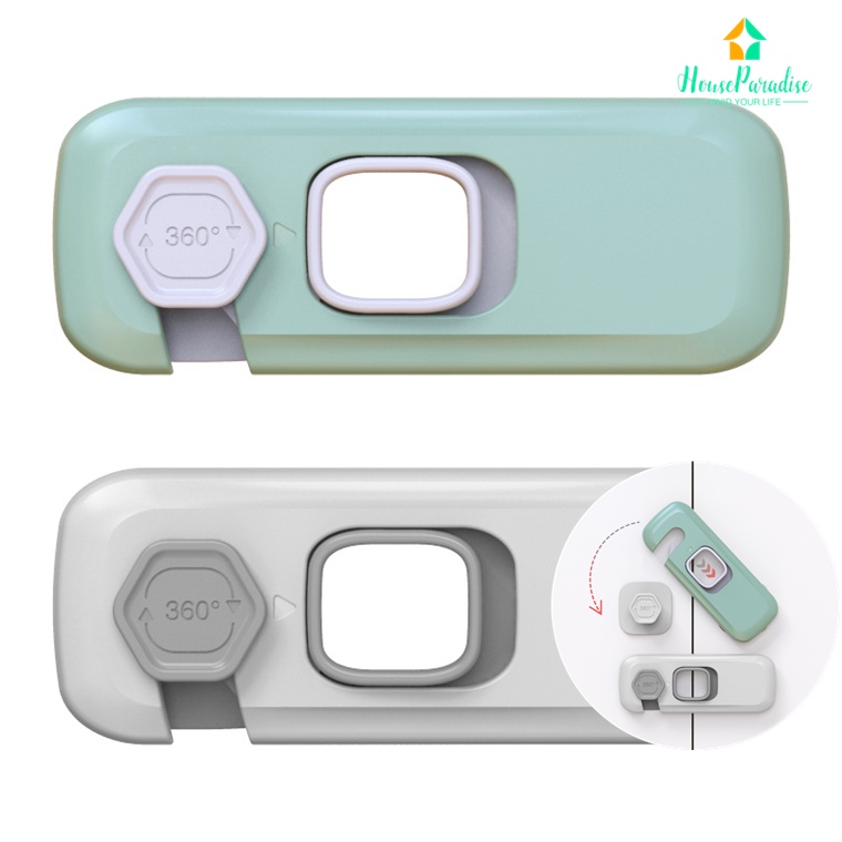 Khóa Cửa Tủ Lạnh/Ngăn Kéo Chống Kẹp Tay Bảo Vệ An Toàn Cho Bé