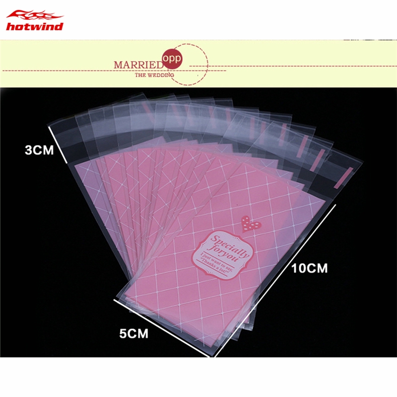 Set 100 Túi Bóng Kính Đựng Bánh Kẹo Xinh Xắn