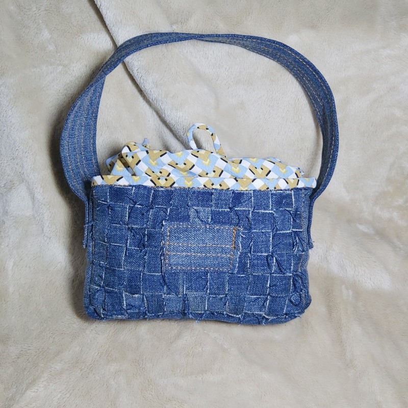 Túi tote jeans handmade sử dụng hàng ngày