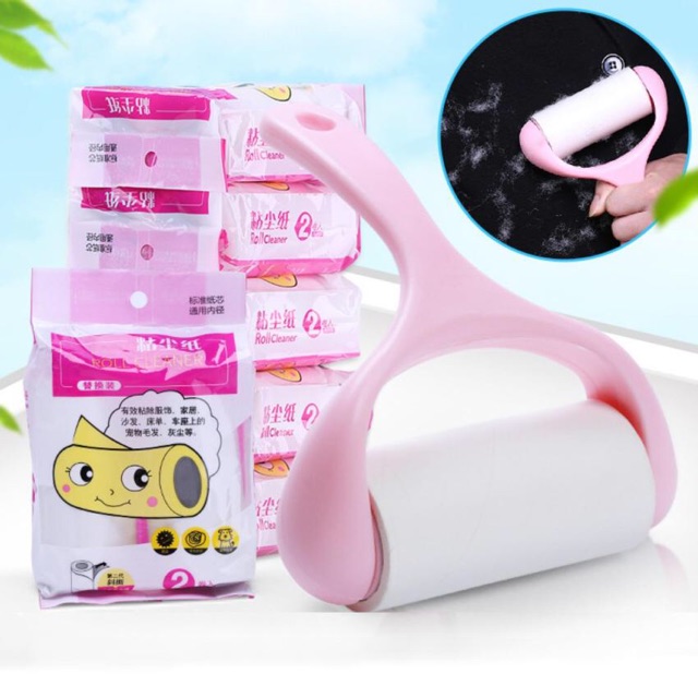 Con lăn bụi làm sạch quần áo đa năng (tặng kèm 2 con lăn)