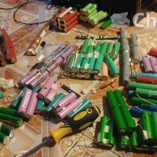 Pin tháo xe đạp điện và laptop 18650