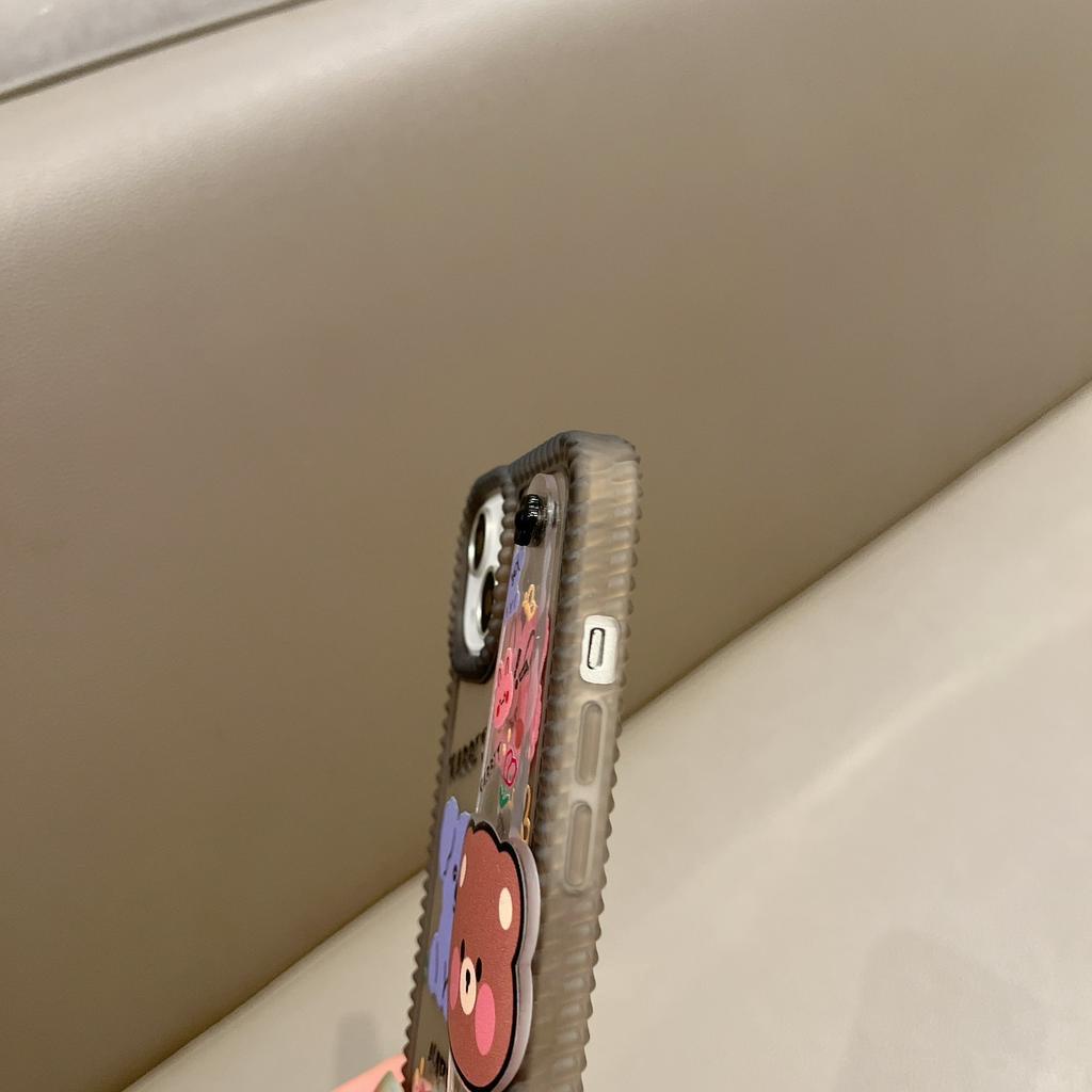 Ốp Lưng Hình Gấu Đáng Yêu Cho iPhone 14Promax 14Pro 14 13Promax 13Pro 13 12 11