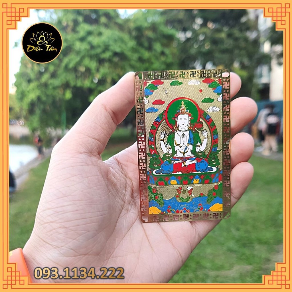 Miếng Kinh tượng phật quan âm tứ thủ