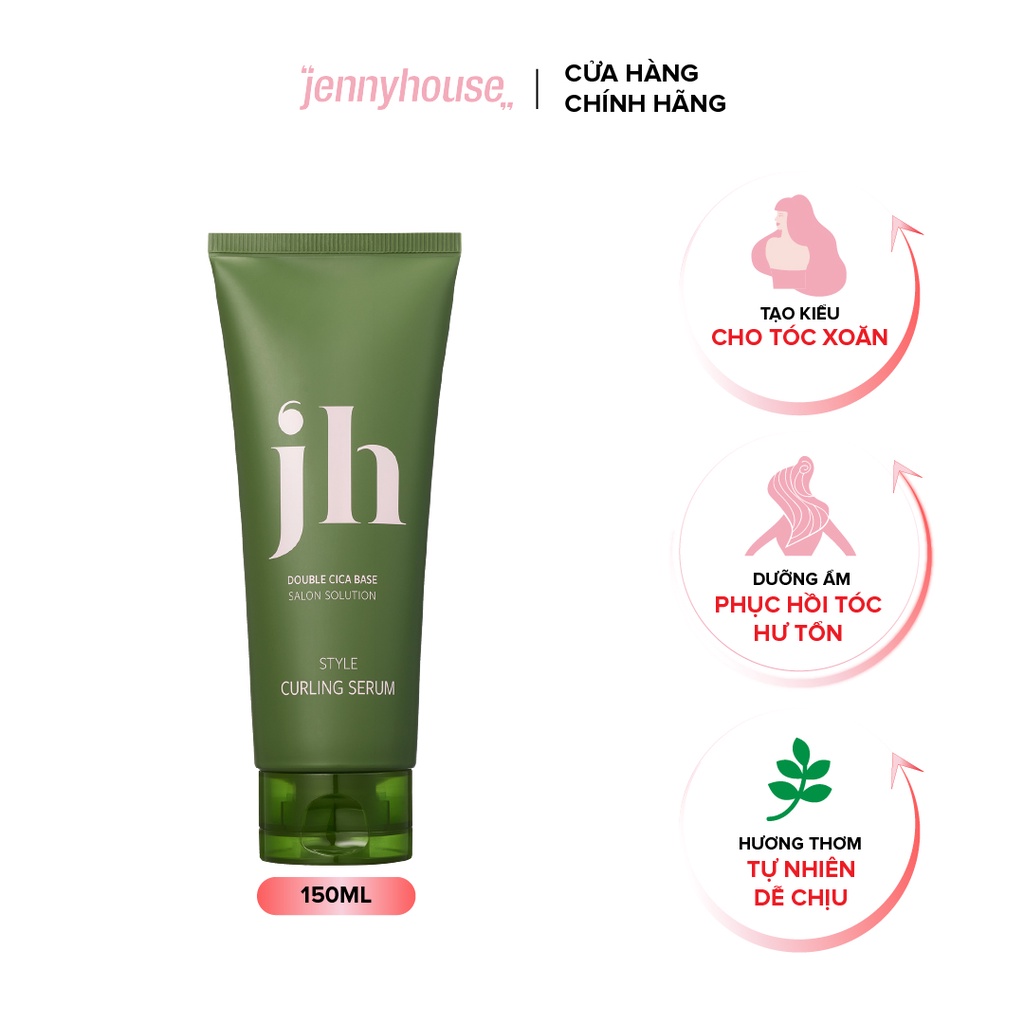 Tinh Dầu Dưỡng Tóc Uốn JENNY HOUSE Hydro Keratin Curl Serum 150ml - Dưỡng Ẩm Phục Hồi Tóc Hư Tổn Tạo Kiểu Cho Tóc Xoăn