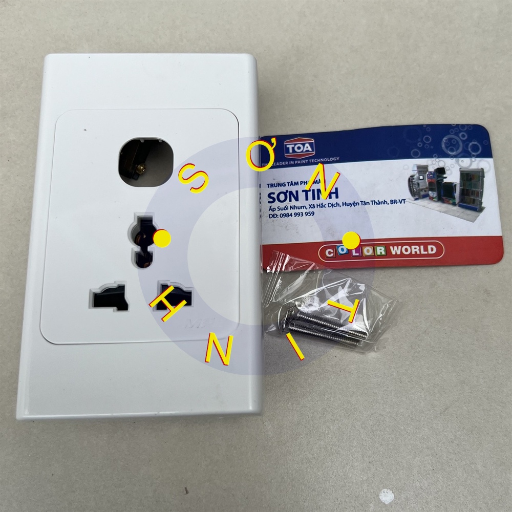 Ổ cắm Âm Tường đôi đơn đa năng 3 chấu 1 2 lỗ MPE A20UES2N A20UESM2N A20US2MN A20USMXN A20USMXXN A20USMN