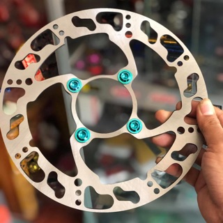 comboo dĩa phay lỗ thái luôn  4 con ốc đĩa gr5 lục bảo gắn mọi  xe