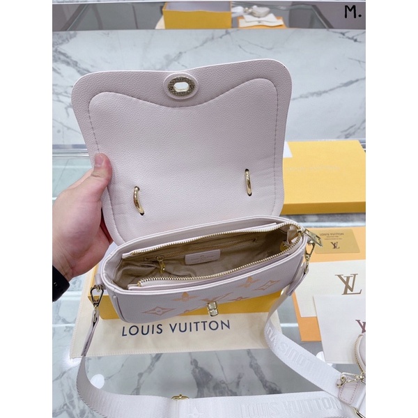 Túi xách lv viền xích chất da thật sz 24