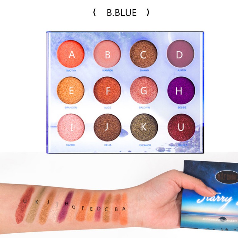[COD] GUICAMI Phấn mắt 12 màu hãng nổi bật trẻ trung cho phái nữ California Girls Eye Makeup | BigBuy360 - bigbuy360.vn