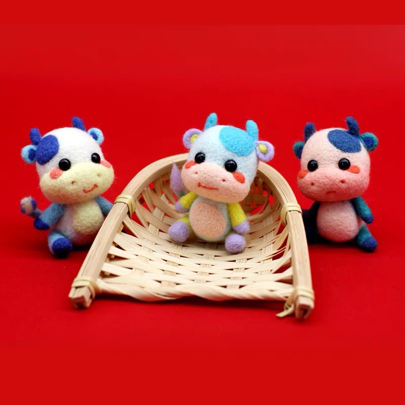 Len Chọc Handmade, Bộ Kit Len Chọc Bò Bướng Bỉnh