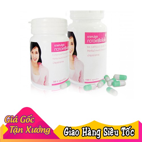 ❤️ Viên Uống Nở Ngực Ya Capsule Guao Krua Bio Thái Lan❤️