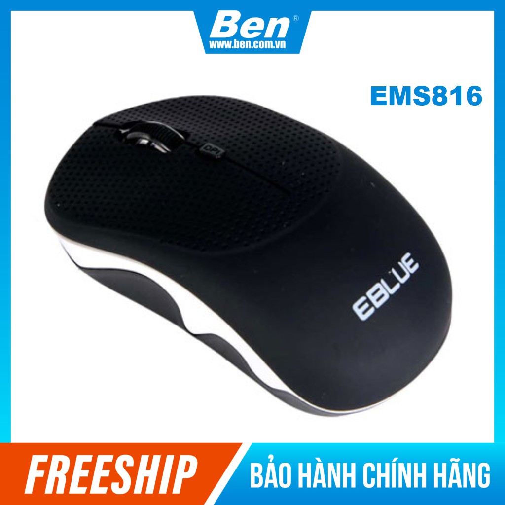 Chuột Không Dây Eblue 816 - Chuột EMS816 Wireless Chính Hãng