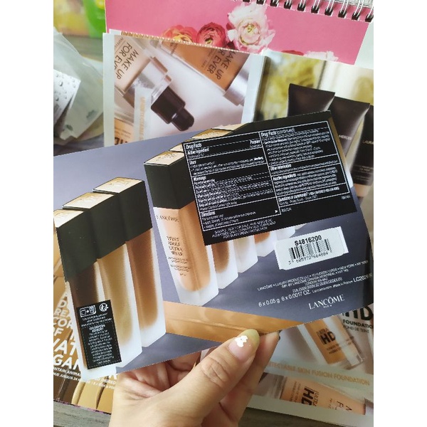 Bảng 6 Màu Nền Siêu Che Phủ Lancôme Teit Idole Ultra Wear Sample