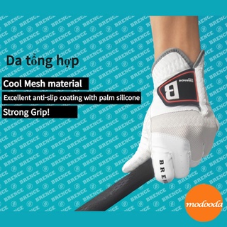 Hàn Quốc Cool Mesh/ da tổng hợp/ Găng tay golf của nam /Men's Golf glove