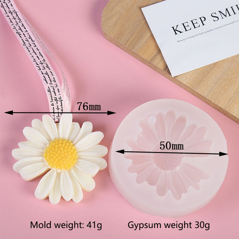 CONOPERY Khuôn silicone làm bánh tạo hình hoa cúc sáng tạo DIY