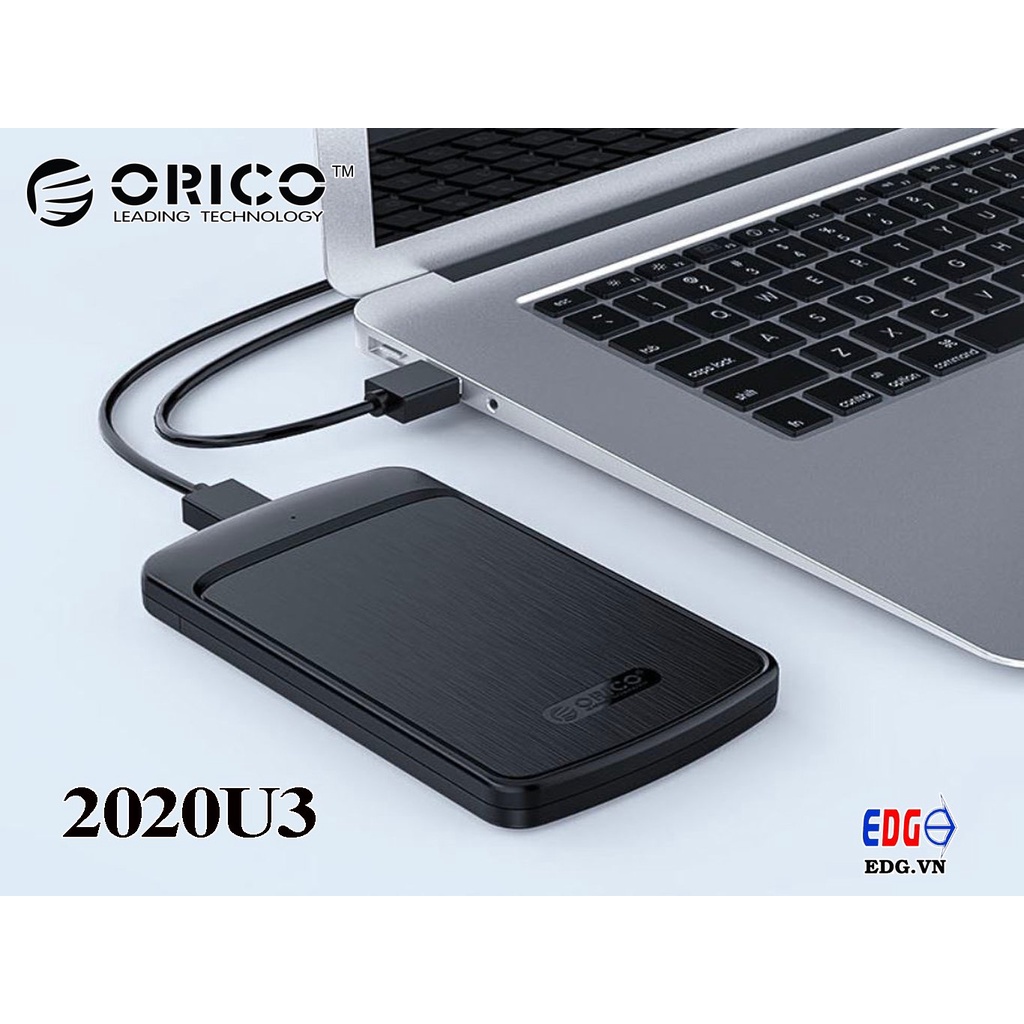 Hộp đựng ổ cứng ngoài Orico 2020U3 2.5in Sata Ssd - Hỗ Trợ 4tb -Chính Hãng Mới 100%