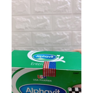 Alphavit men enteromina hộp 20 ống date mới