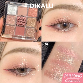 Bảng phấn mắt dikalu 9 ô coco venus 9 color eyeshadow