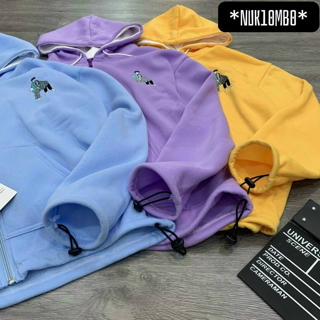 ÁO KHOÁC NỈ HOODIES NAM NỮ CỰC XINH