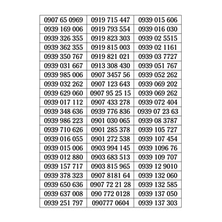 Sim số đẹp mobifone 09