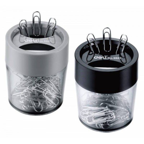 Hộp đựng ghim kẹp deli 9881 nam châm