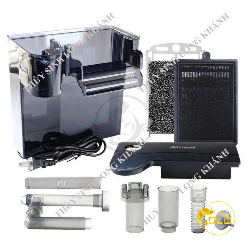 Lọc Thác Atman HK 0100 | 0300 | 0400 | 0600 - Lọc Thác Đa Năng Có Hút Mặt Cho Bể Cá Cảnh Thuỷ Sinh -THỦY SINH AQUAGOLD