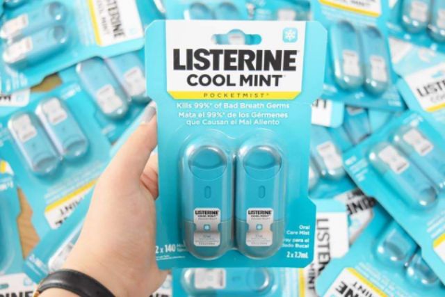 Xịt thơm miệng Listerine Pocket MistMist Swisse